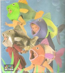 4926 SIMPLICITY CUTEST FOAM LAME HEADPIECE FISH COSTUME KID PATTERN
